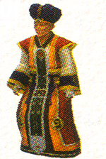 Scan of Square design for an older priest from Djose